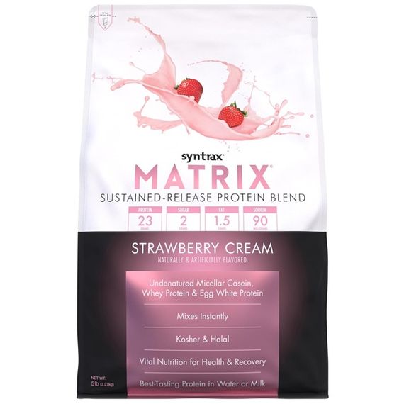 Протеин Syntrax Matrix 5.0 2270 g /76 servings/ Strawberry Cream