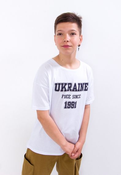 Футболка для хлопчика (підліткова) Носи своє 134 Білий (p-7887-116710) | Зображення 1