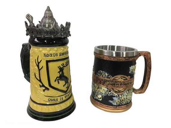 Подарунковий набір Кухоль Game Of Thrones House Герб Баратеонів Гра Престолів і Кухоль Сім Королівств