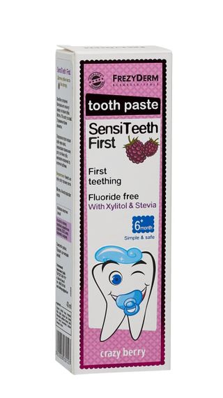 Дитяча зубна паста FREZYDERM SENSITEETH FIRST TOOTHPASTE, 40 мл. | Зображення 1