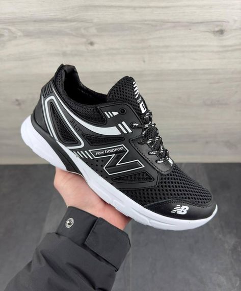 Літні кросівки New Balance колір чорний/білий | Зображення 2