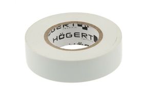 Стрічка ізоляційна ПВХ, біла, HT1P285 уп 1 шт Hoegert