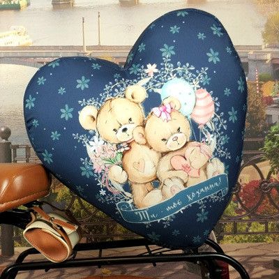 Подушка серце Ти - моє кохання! 37x37 см (4PS_18L022)