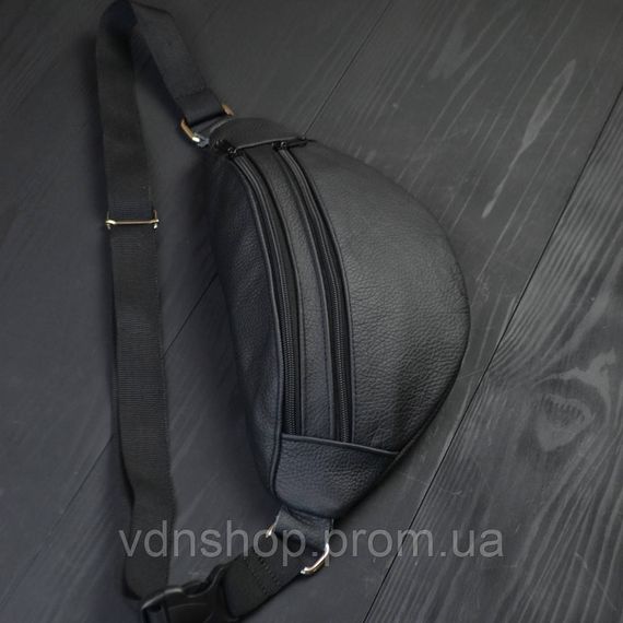 Шкіряна сумка бананка на груди, Сумка бананка для походів Чоловіча для щоденного носіння VE-23 | Зображення 8