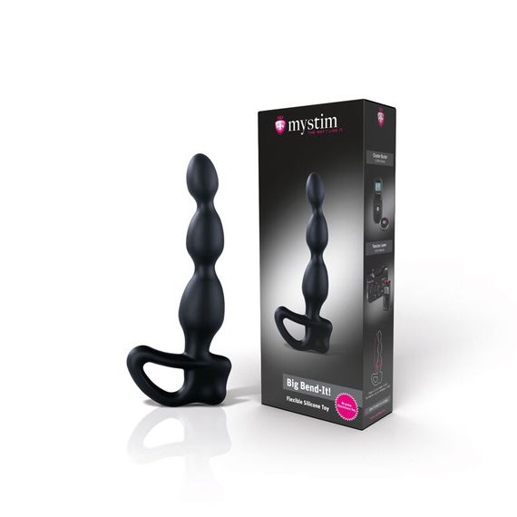 Масажер простати зі змінюваним вигином Mystim Big Bend-it! для електростимулятора | Зображення 5