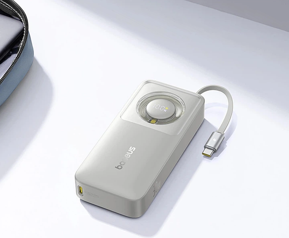 Повербанк Baseus Free2Pull 10000mAh 30W 2Type-C PD/ QC3A Lunar Gray