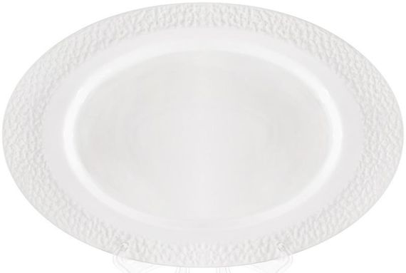 Набір 2 овальних блюда "White City Грація" 37x24см, біла порцеляна
