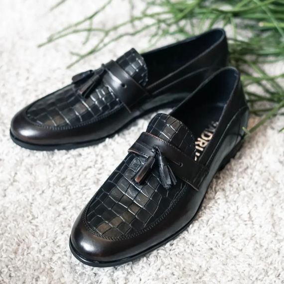 Коричневі туфлі без шнурків VadRus 45 розмір | Зображення 3