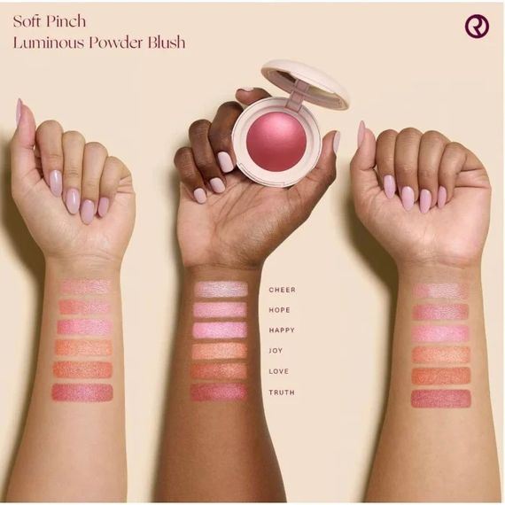 Румяна Rare Beauty Soft Pinch Luminus Powder Blush - Cheer (2.8 g) | Зображення 1