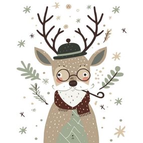 Картина по номерам "Мистер Олень" 11592-AC 40x50 см