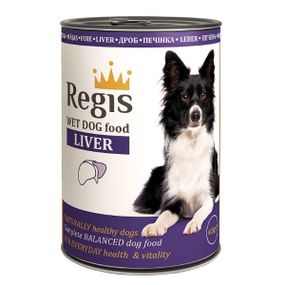 Regis Влажный корм для собак с печенью, 415 г