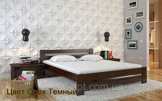Дерев'яне ліжко Симфонія 90х190 см Arbor Drev двоспальне, 180х200 | Зображення 3