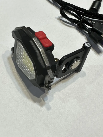 Мінісвітлодіодний ліхтарик, брелок, запальничка 7в1 USB-зарядка магніт | Зображення 4