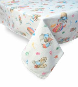 Скатертина Home Line 66462 Україна 150x220  Бавовна Білий