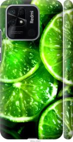 Чохол на Xiaomi Redmi 10C Зелені часточки лимона "852m-2591-2448"