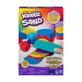 Набор для творчества Kinetic Sand Радужный микс 3 цвета 383 г (71474)