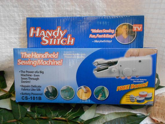 Швейная мини-машинка HANDY STITCH, ручная швейная машинка | Зображення 3