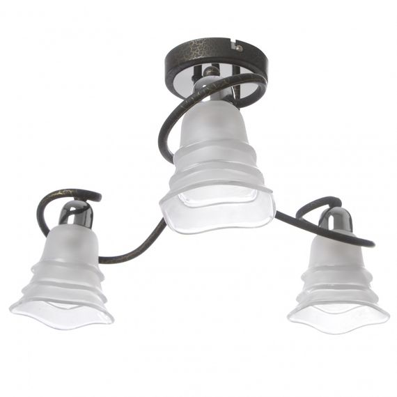 Люстра потолочная для кухни E14 40W BK (LK-285C/3)