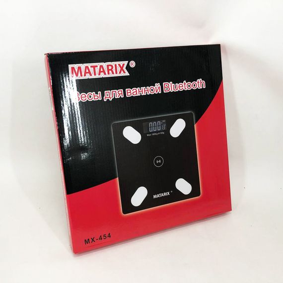 Ваги для визначення маси тіла MATARIX MX-454 App, Ваги для дому, Електронні NE-972 ваги підлогові | Зображення 4