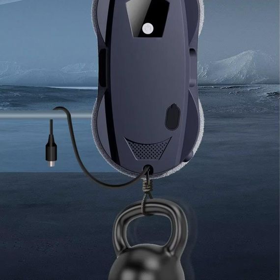 Робот для мийки вікна DJET W124D з двостороннім автоматичним розпилювачем води Black | Зображення 3