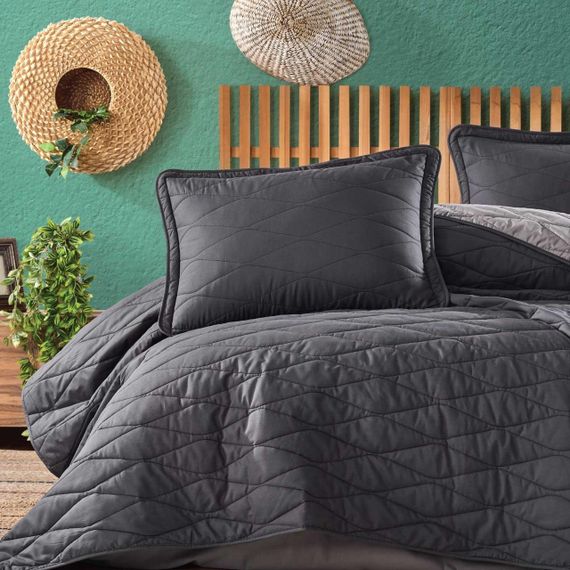 Покрывало Clasy 180 x 240 см Lorna Antrasit | Зображення 1