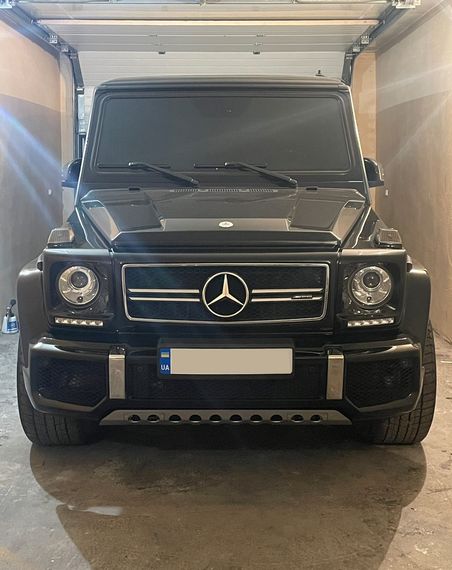 Защита переднего бампера (нержавейка) для Mercedes G сlass W463 1990-2018 гг | Зображення 2