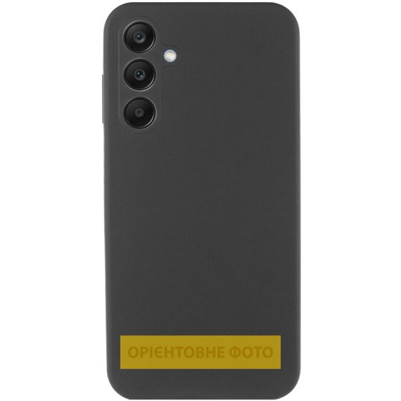 Чохол Silicone Cover Lakshmi Full Camera (AAA) для Samsung Galaxy A12 Чорний / Black | Зображення 1
