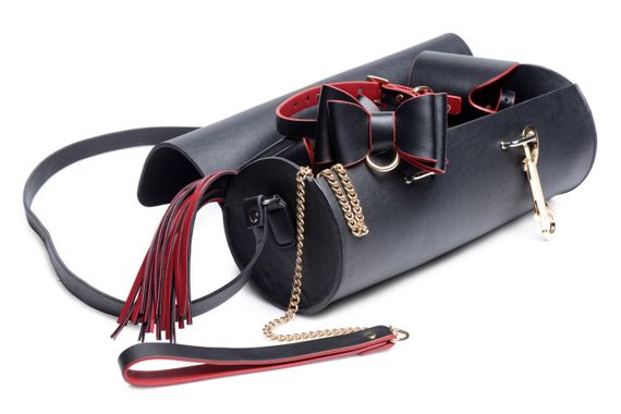 Набір БДСМ з дорожньою сумкою Master Series: Bow — Luxury BDSM Set With Travel Bag, 11 предметів Sex Aura | Зображення 1