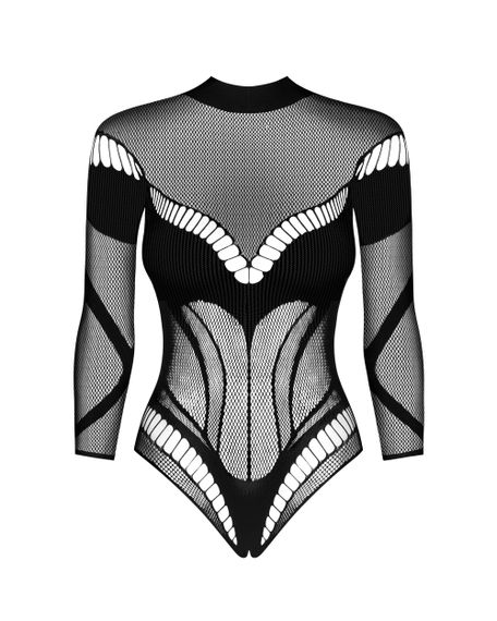 Бодістокінг-боді Obsessive B135 Чорний XL/2XL | Зображення 4