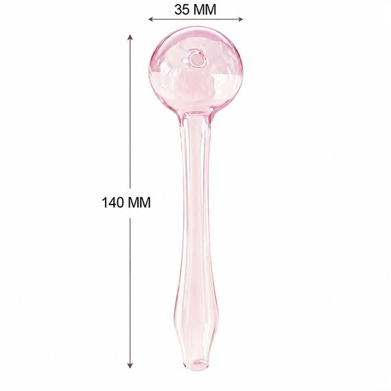 Стеклянная трубка Imba Oil Pink | Зображення 1