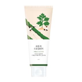 Заспокійлива очищуюча пінка з морським полином ROUND LAB Mugwort Calming Cleanser (150 ml)