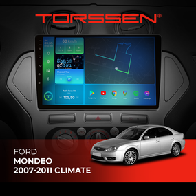 Штатна магнітола Torssen Ford Mondeo 07-11 climate FL10 4+64Gb 4G Carplay DSP