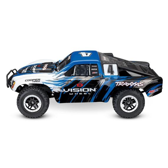 Машинка на радіокеруванні Traxxas Slash 4x4 VXL 1/10 TSM Brushless Short Course (68286-4 Blue) | Зображення 1