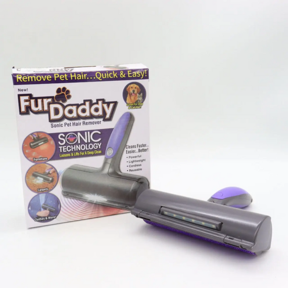 Щітка-ролик Fur Daddy для прибирання шерсті котів і собак, електрична, з LED-підсвіткою | Зображення 6