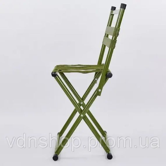 Складаний стілець для пікніка та риболовлі зі спинкою 45 см C-1 | Зображення 3