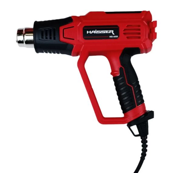 Фен будівельний Haisser HG-20D 2000 Вт, 2 швидкості, LED дисплей, регулювання температури, функція охолодження | Зображення 1