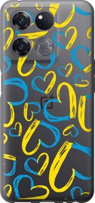Чехол на OnePlus Ace Racing Сердца UA "5292u-2955-17620"