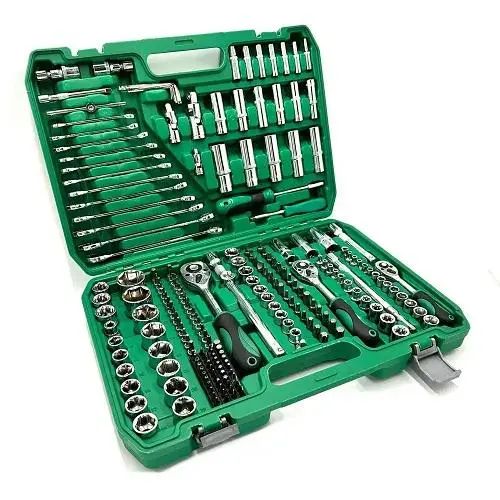 Набір інструментів з тріскачкою 216 предметів у кейсі