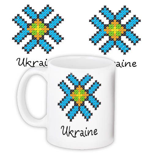 Кружка с принтом Ukraine 330 мл (KR_UKR098)
