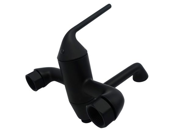 Змішувач для ванни латунь AIM чорний матовий DG13630 (matte black) | Зображення 3