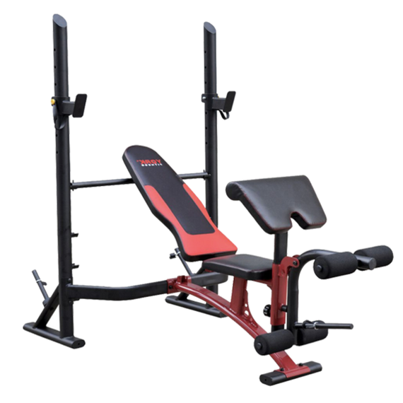 Лавка для жиму York Fitness Delta Pro 2000 з стійкою для штанги та партою Скотта | Зображення 1