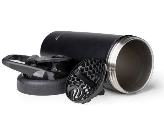 Шейкер спортивний SmartShake металевий Insulated Steel 750 мл Black (11152001) | Зображення 1