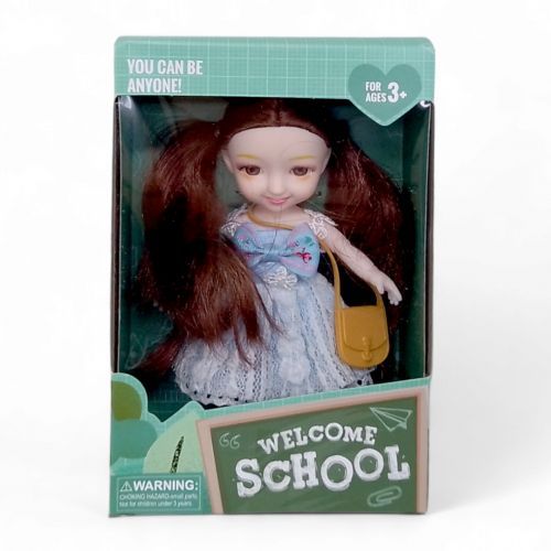 Кукла шарнирная "Welcome School", 15 см