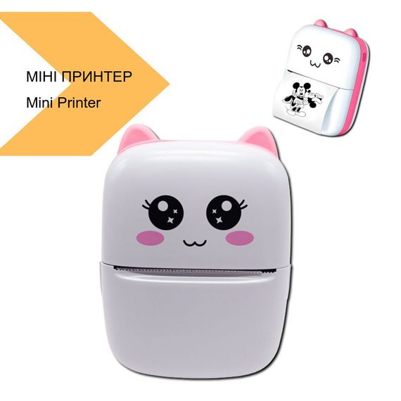 Портативний дитячий міні принтер Mini Printer термопринтер (43909-_406) | Зображення 1
