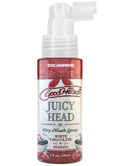 Зволожувальний оральний спрей Doc Johnson GoodHead — Juicy Head — White Chocolate and Berries 59 мл Sex Aura