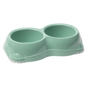Миска подвійна Moderna Double Smarty Bowl, 2 шт х 650 мл, зелений