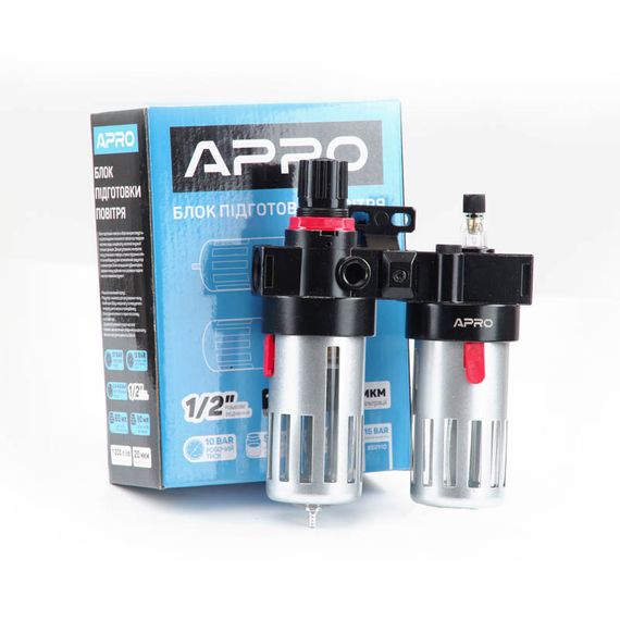 Блок подготовки воздуха в сборе 1200 л/мин 1/2` APRO | Зображення 2