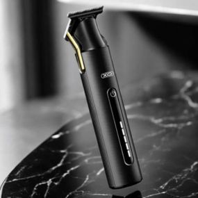 Тример акумуляторна машинка для стрижки XO CF20 Smart Electric Hairdresser Чорна