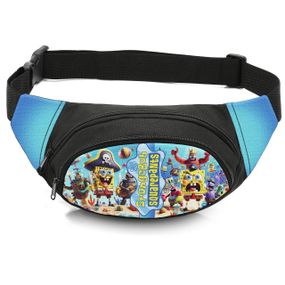 Сумка-бананка дитяча з принтом Губка Боб поясна сумка для хлопчика (4491)