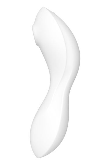 Вакуумний смарт-стимулятор із вібрацією Satisfyer Curvy Trinity 5 (White), керування зі смартфона | Зображення 3